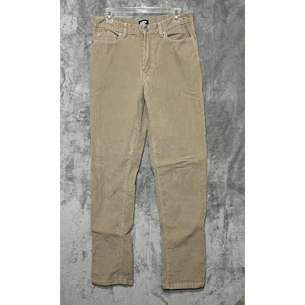 Lands' End Men's Traditional Fit Straight Corduroy Pants Tan SZ 31 32X33